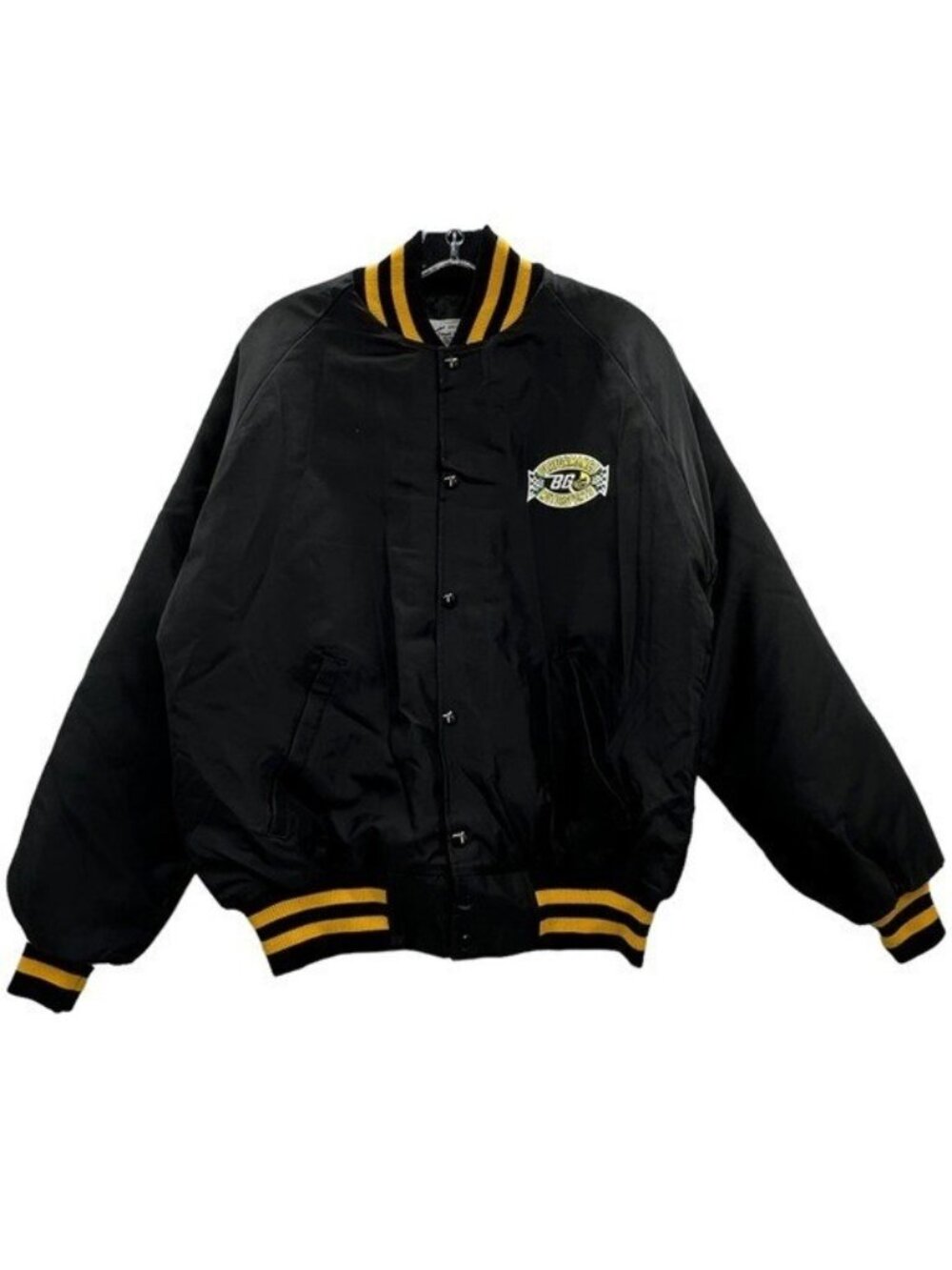 BG Performance Motor Sports M Vintage Bomber Varsity Jacket Shack Coat 80's NWOT